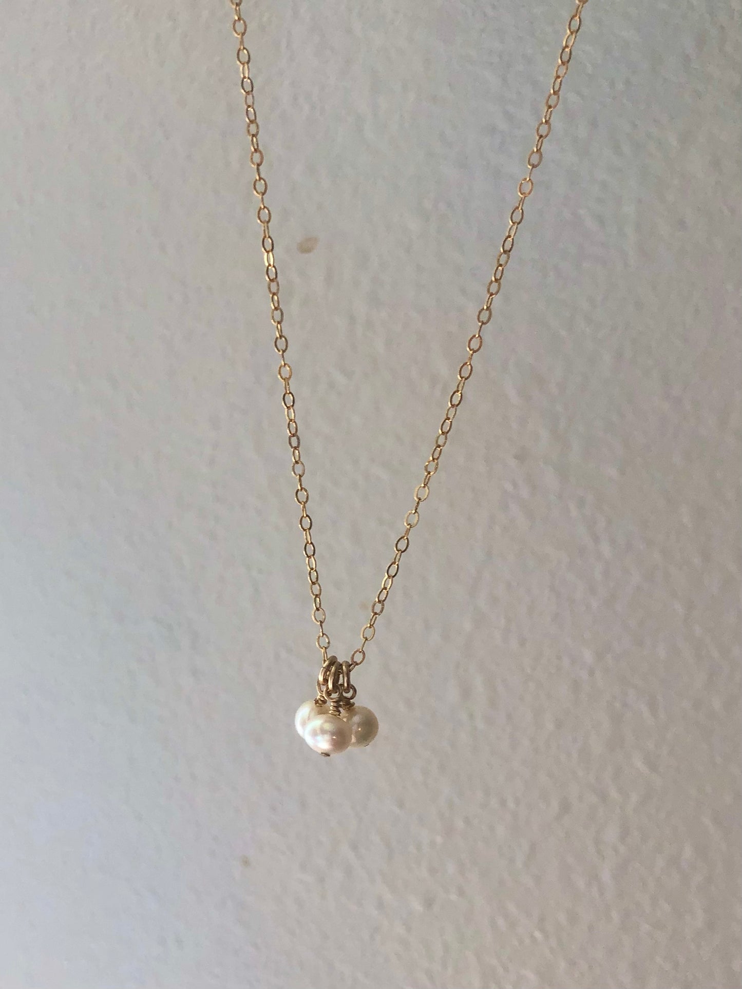 Pearl Cluster Necklace