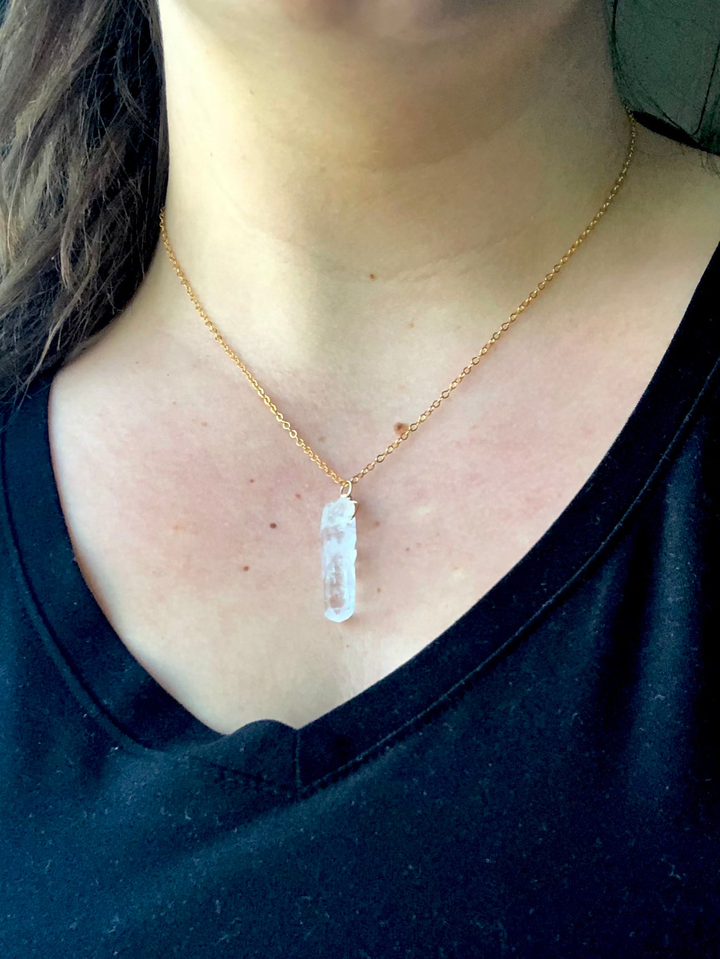 Quartz Crystal Necklace (4 available)