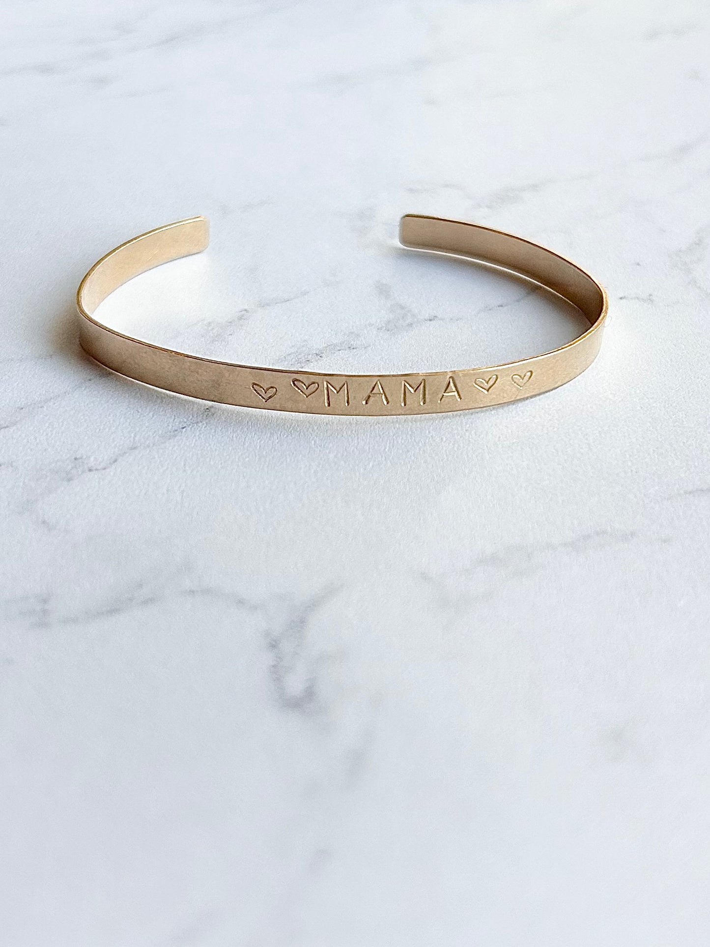 Stamped Cuff Bracelet