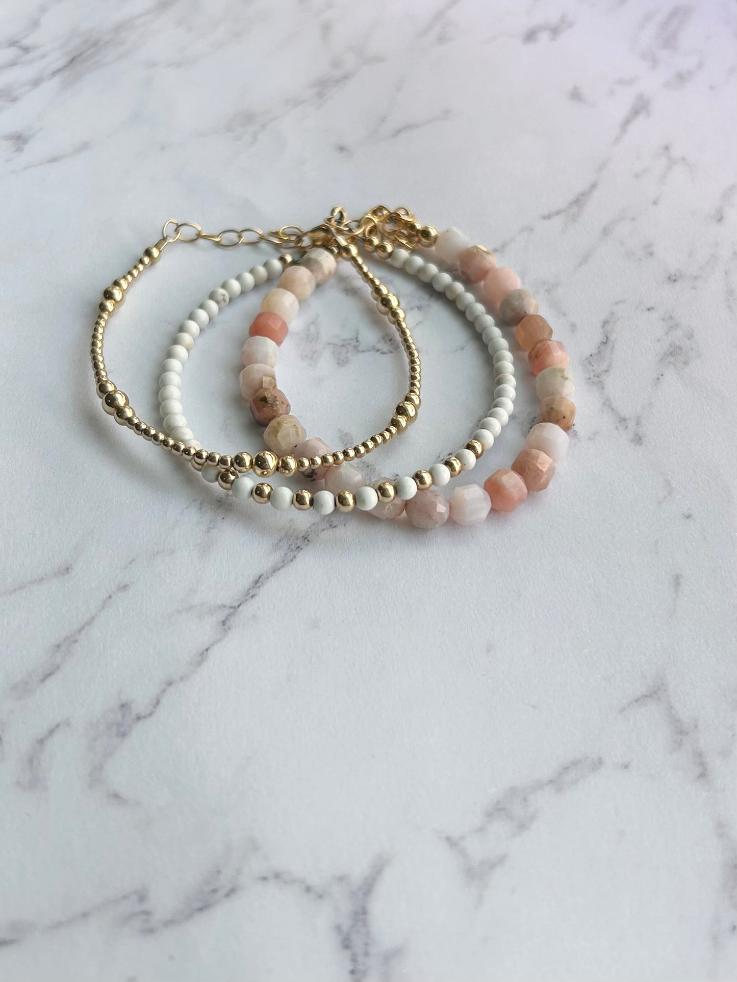 Prism Blushing Opal Bracelet