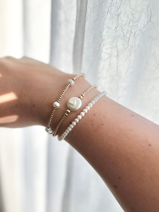Pearls Bracelet Stack