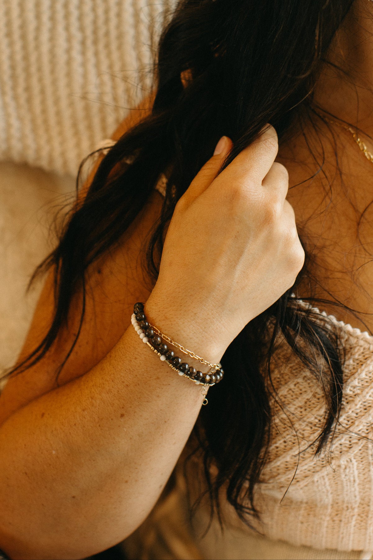 The Bold Long and Short Chain Bracelet