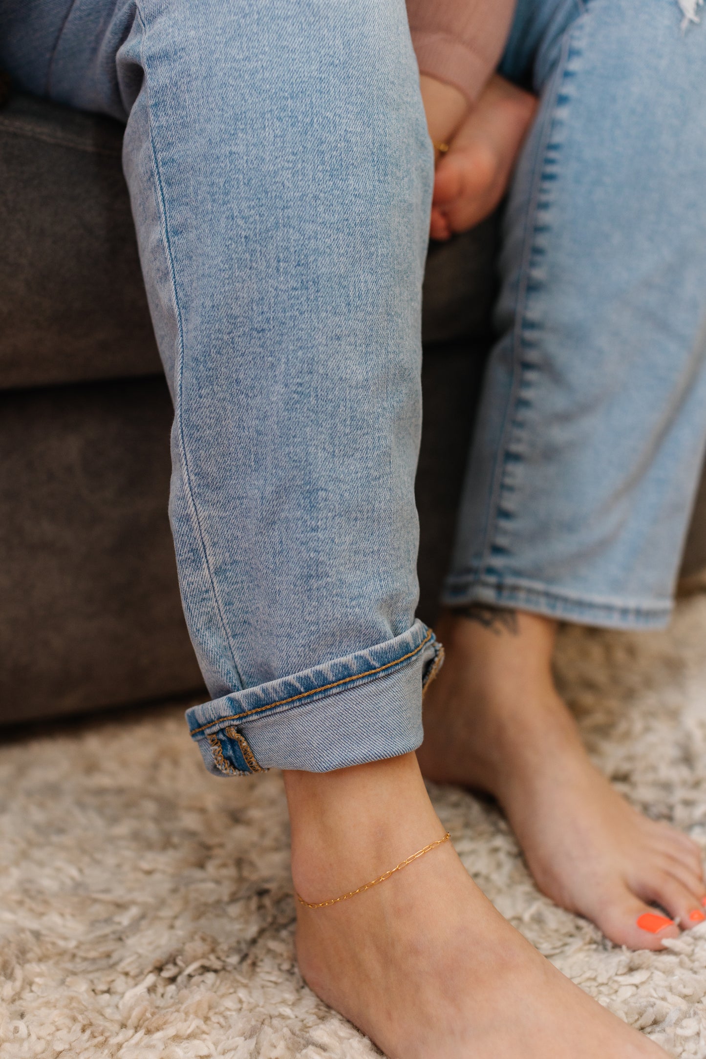 Paperclip Chain Anklet