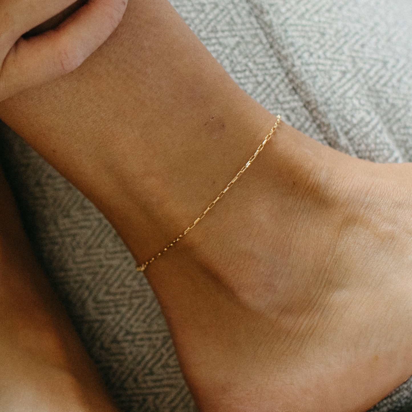 Box Chain Anklet
