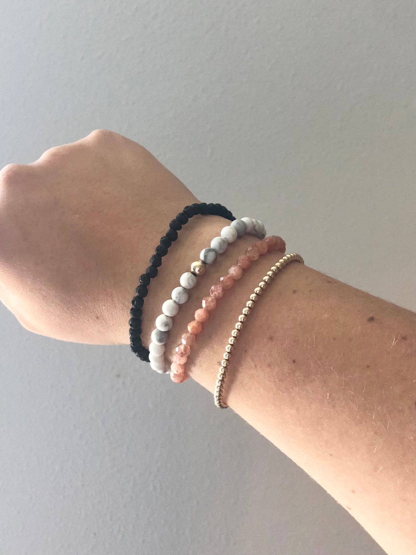 Solo Peach Bracelet Stack (2 available)