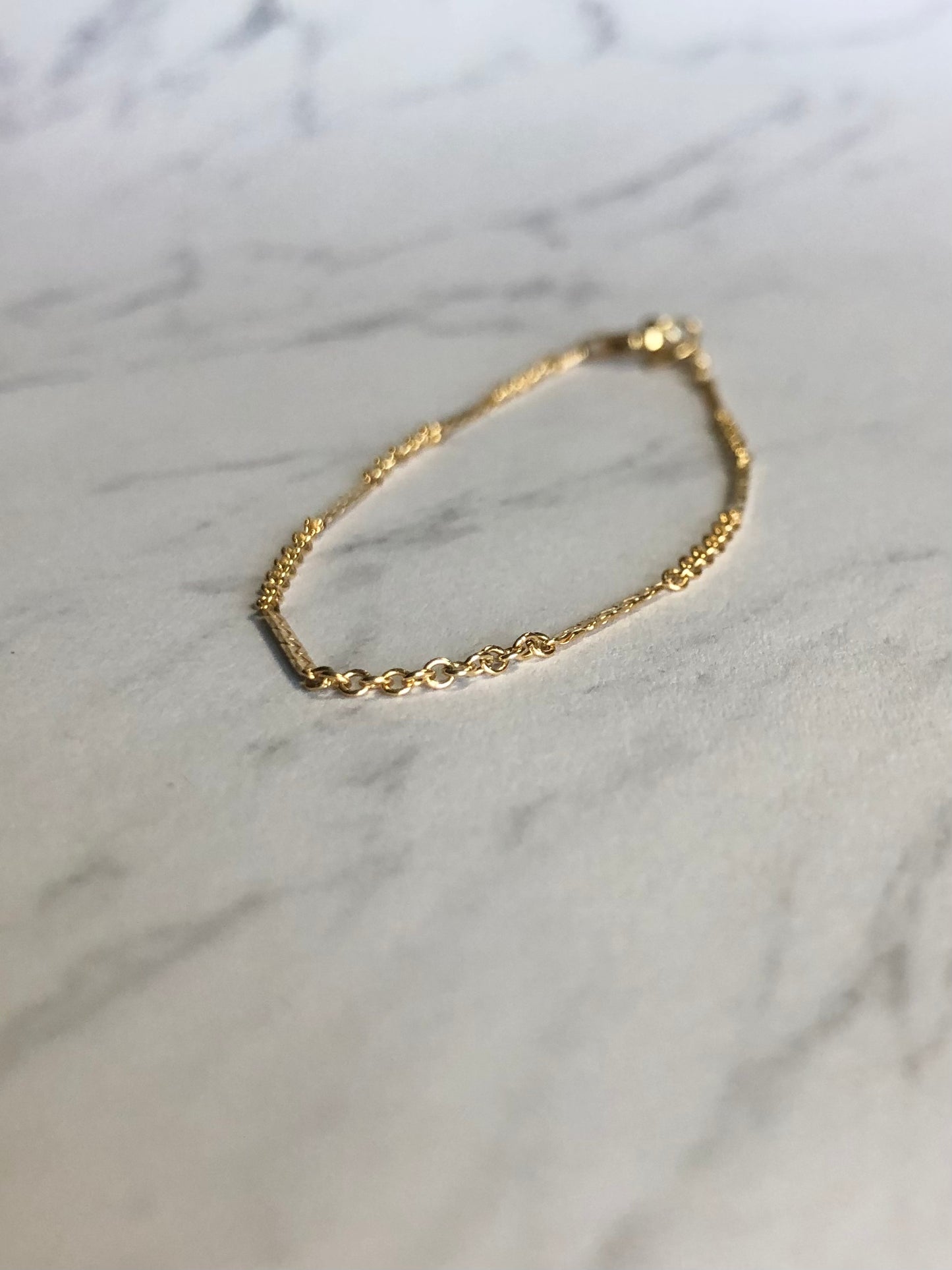 Bar Satellite Anklet