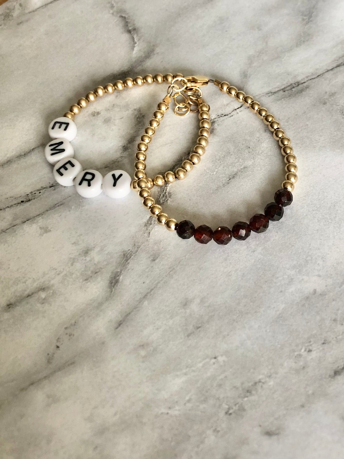 January Birthstone Bracelet.