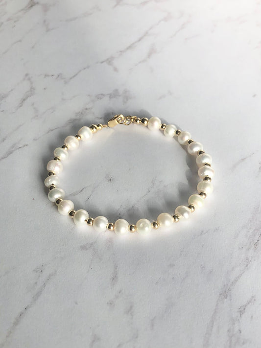 5mm Pearl Alternate Bracelet