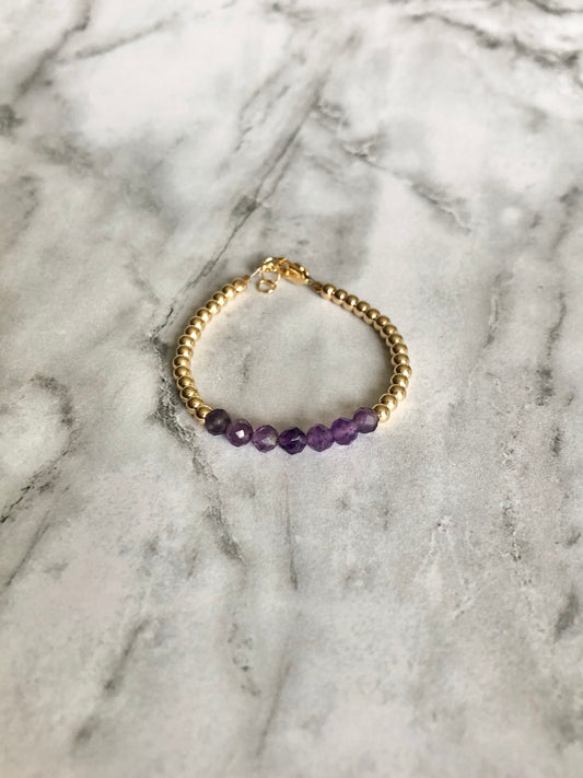 February Birthstone Bracelet.
