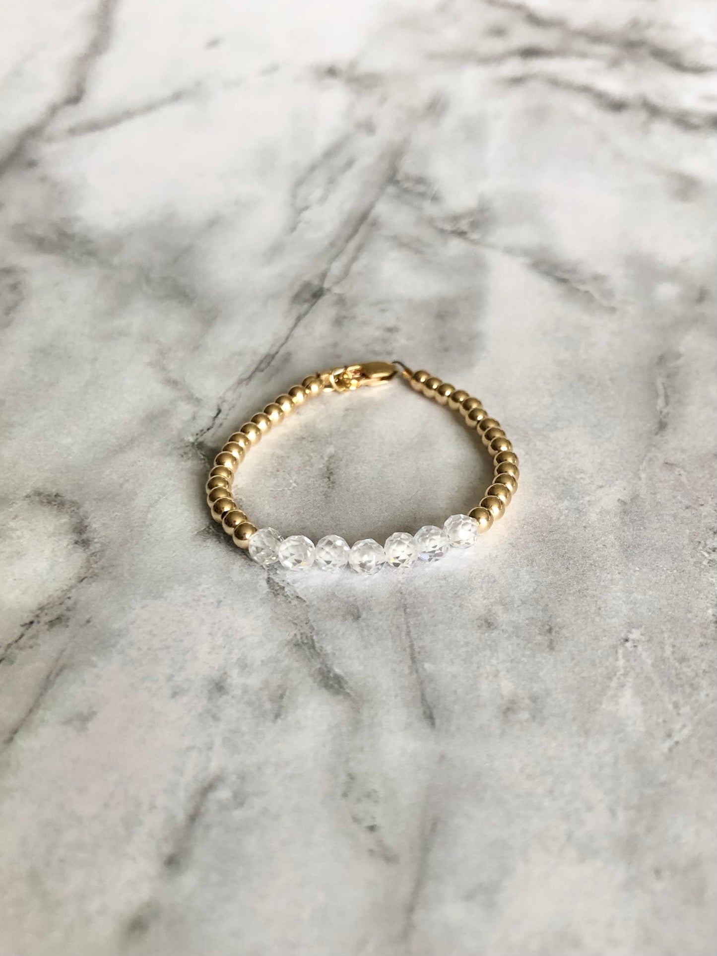 April Birthstone Bracelet.