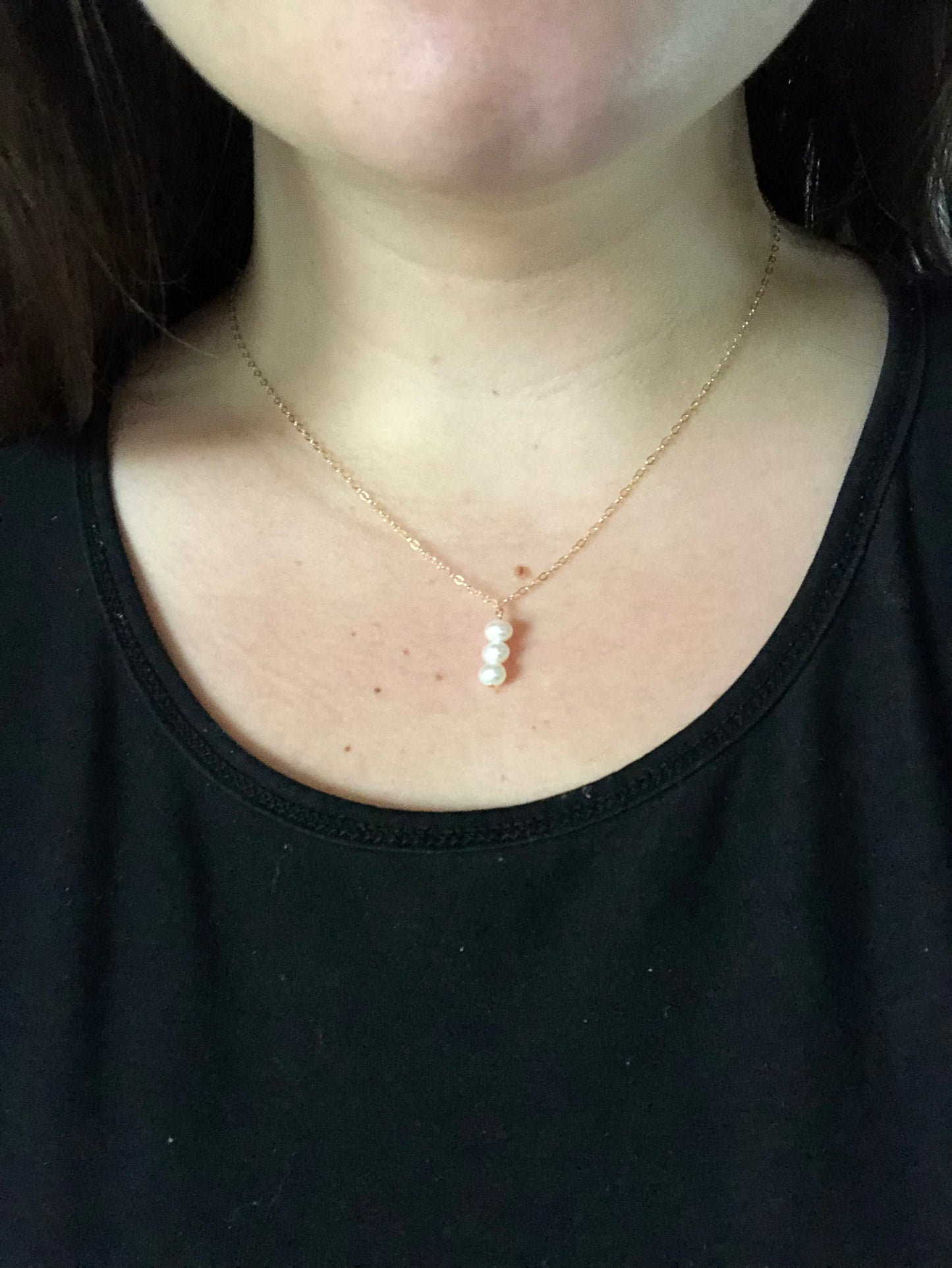 Stacked Pearls Necklace