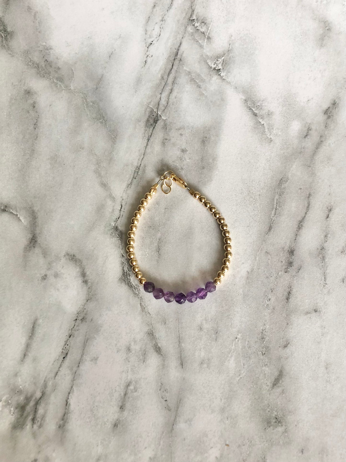 February Birthstone Bracelet.