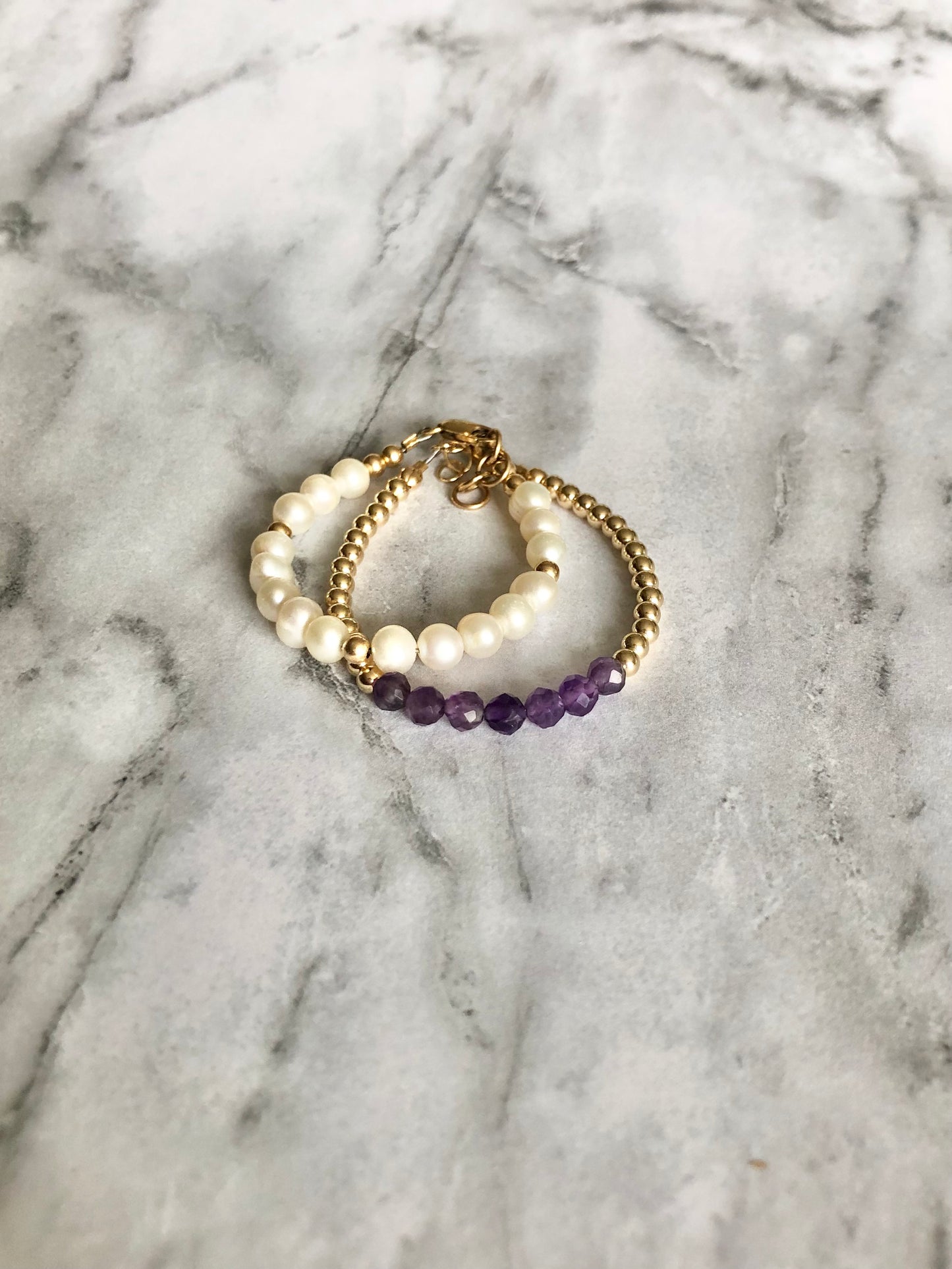 February Birthstone Bracelet.