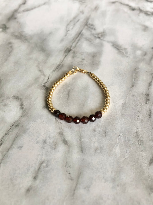 January Birthstone Bracelet.