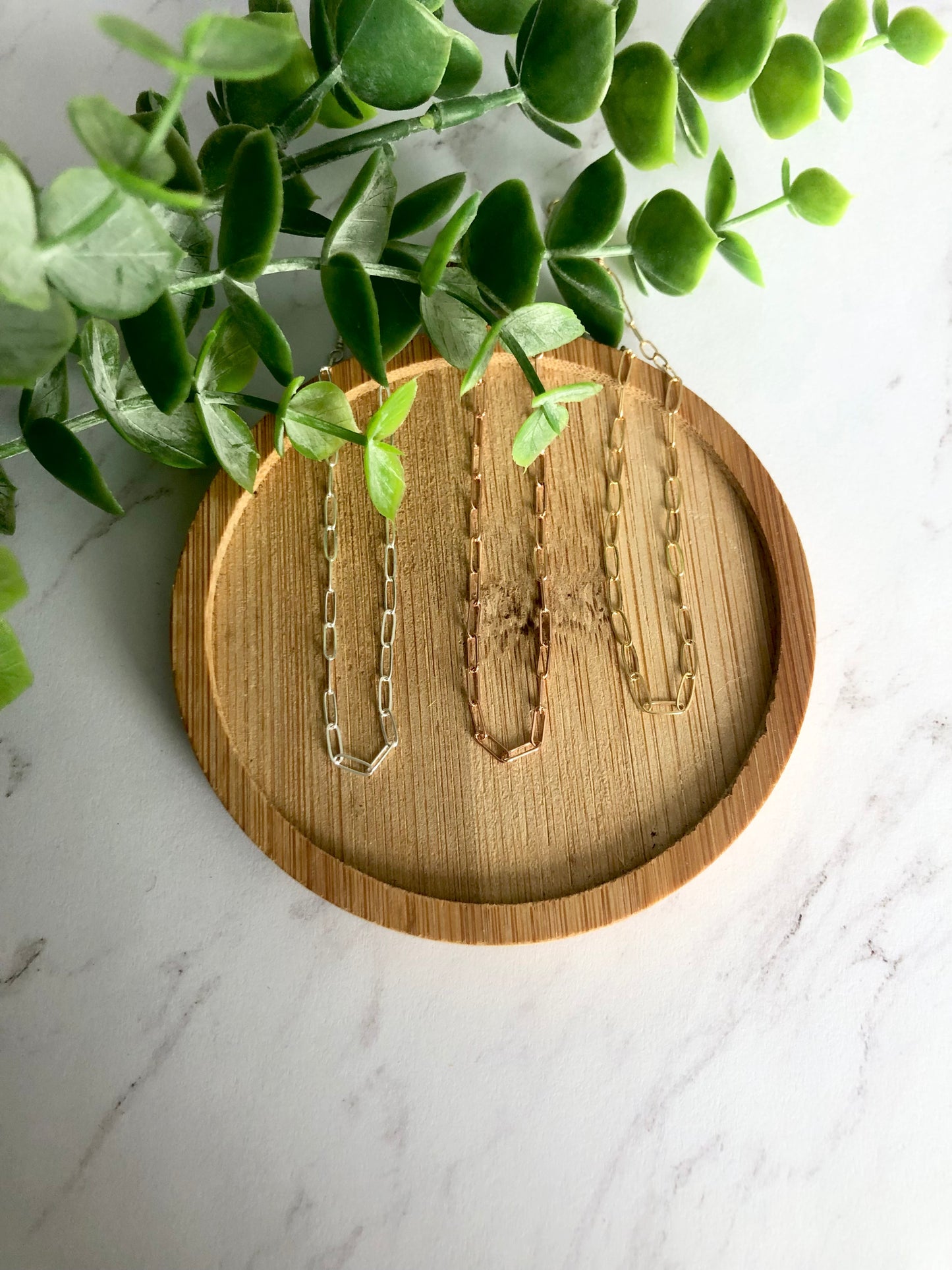 Paperclip Chain Bracelet.