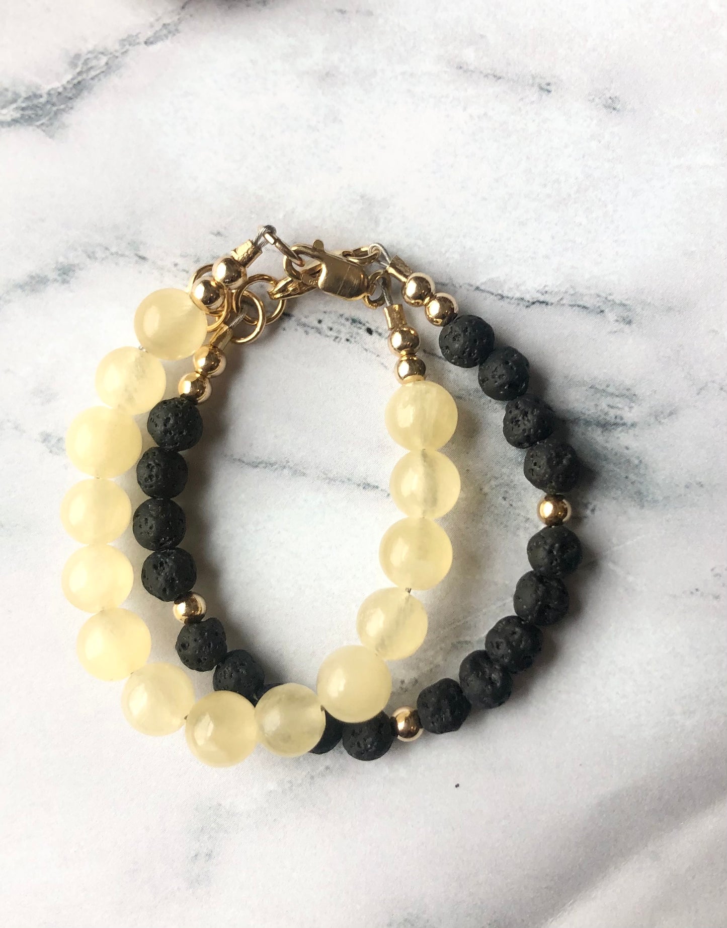 Honey Calcite Bracelet (ONLY 1 available)