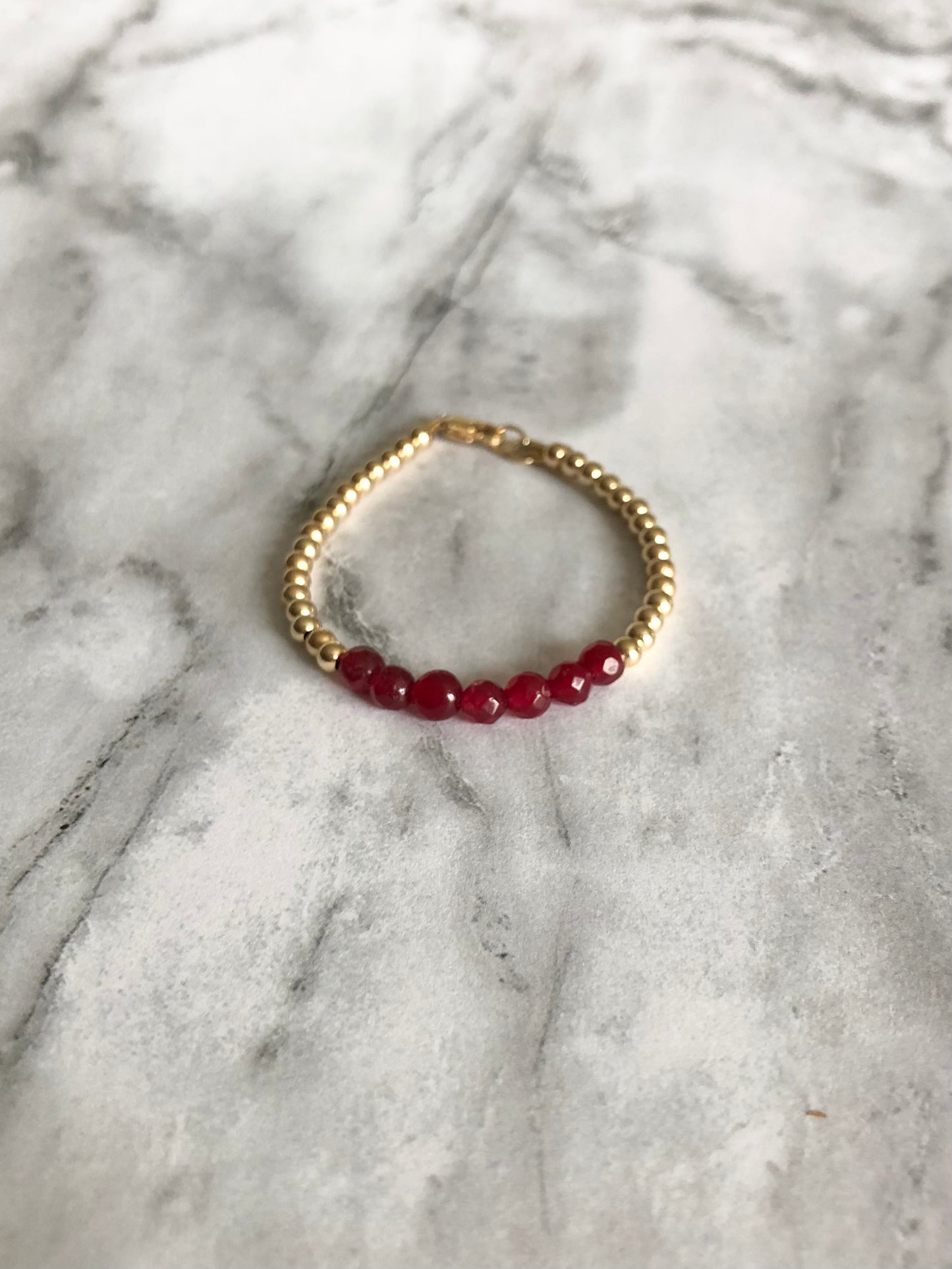 July Birthstone Bracelet.