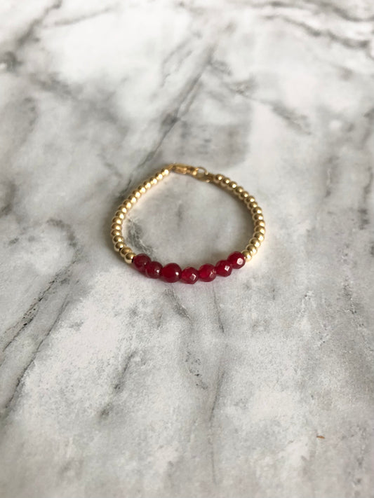 July Birthstone Bracelet.