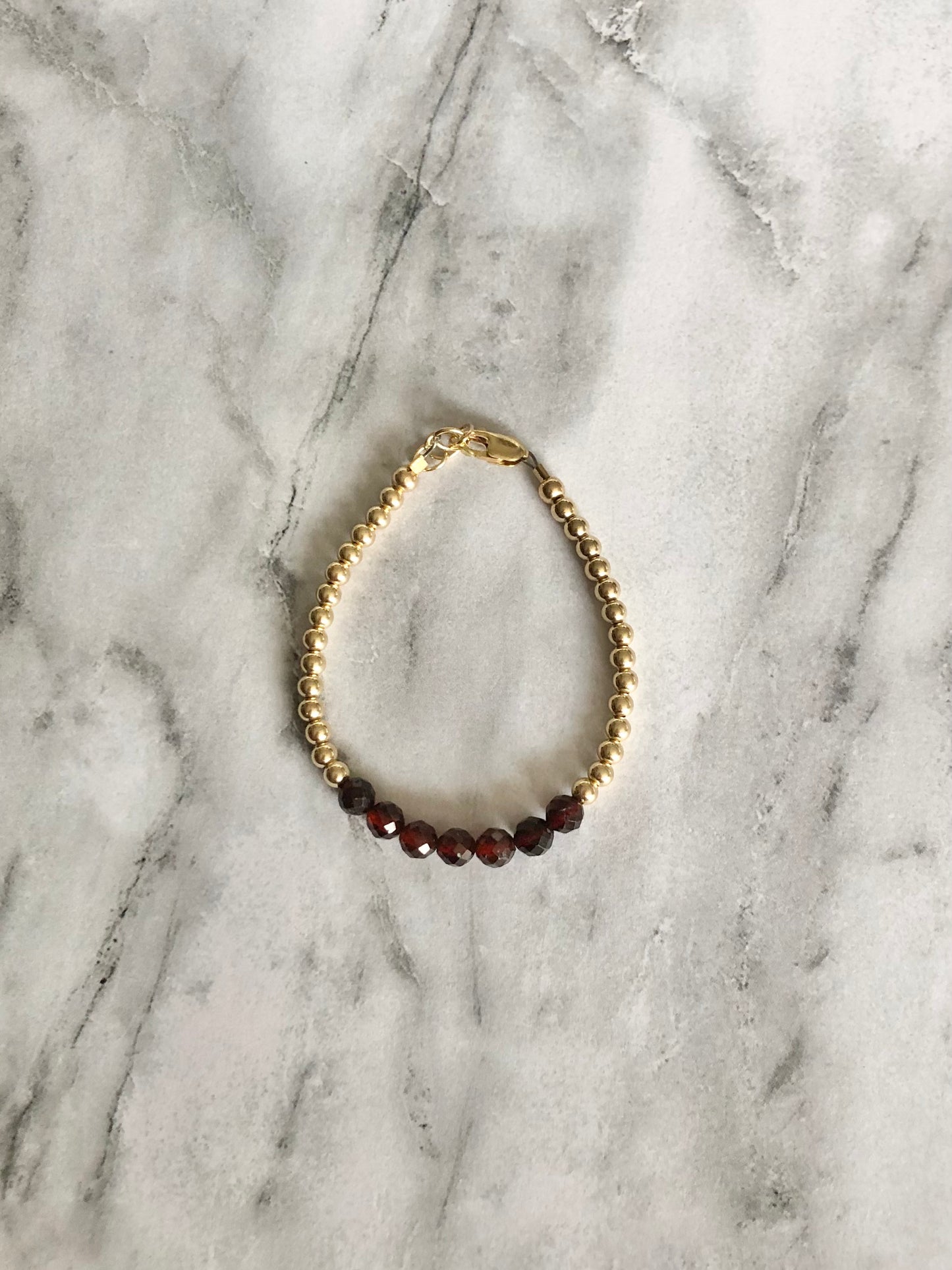January Birthstone Bracelet.