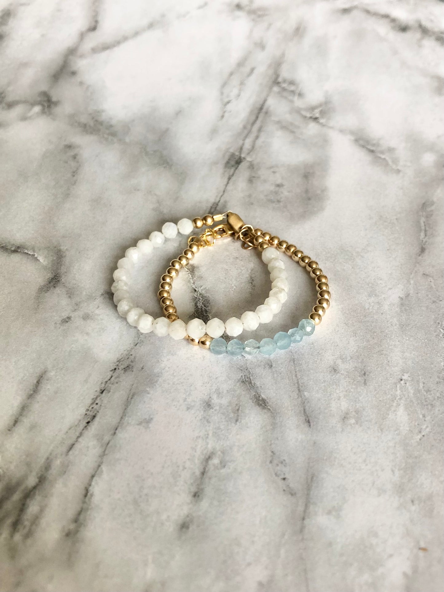 March Birthstone Bracelet.