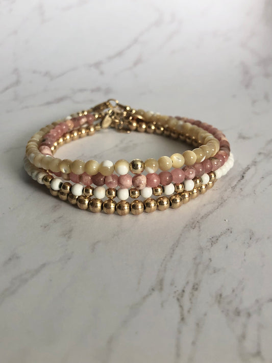 Petal Bracelet Stack (1 available)