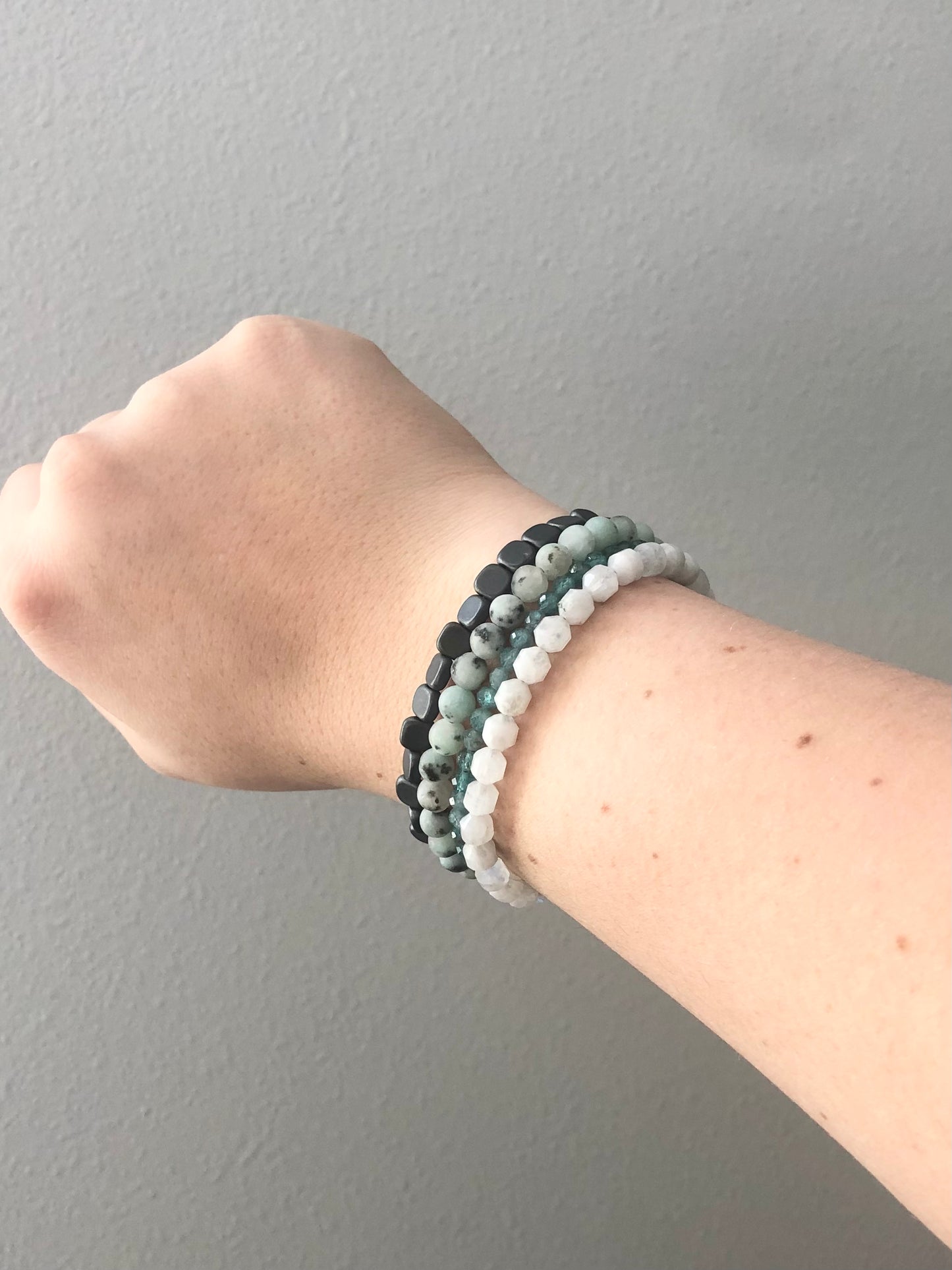 Prism Shimmer Moonstone Bracelet.