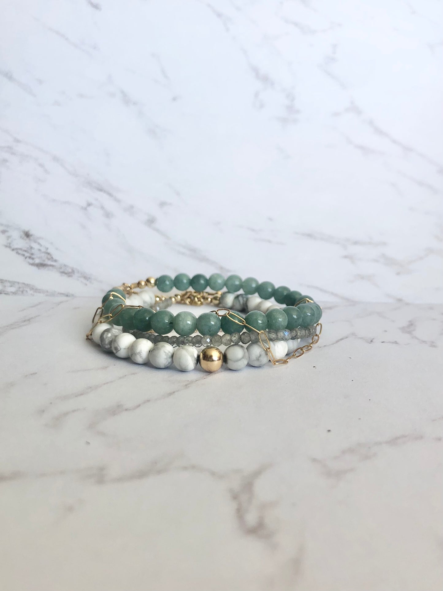 Sage Jade Bracelet.
