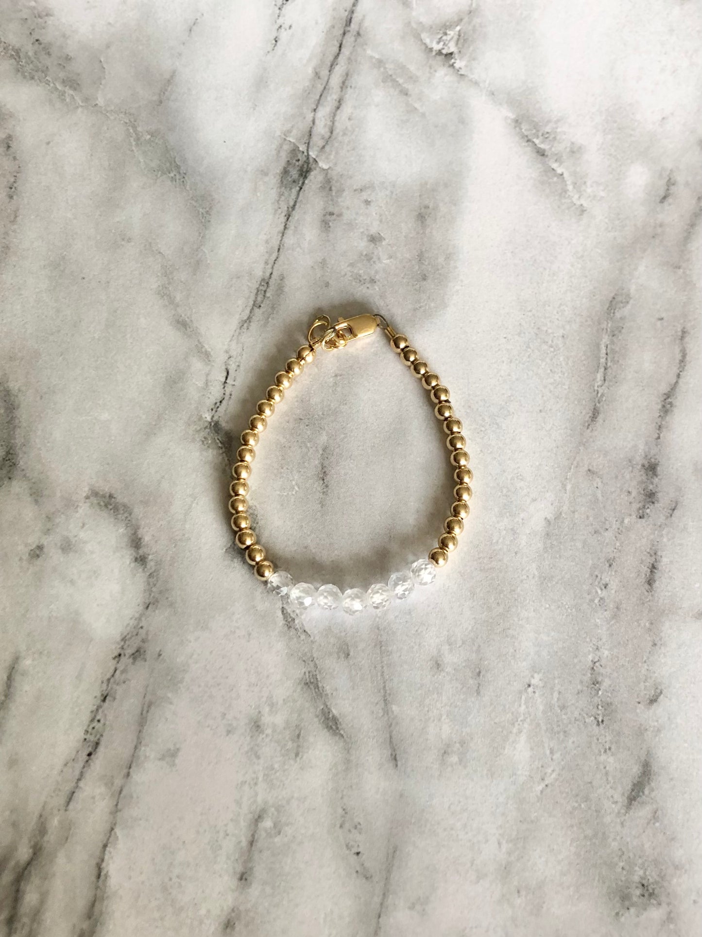 April Birthstone Bracelet.