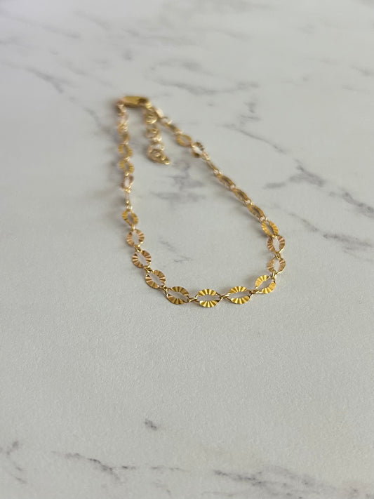 Starburst Sequin Chain Bracelet