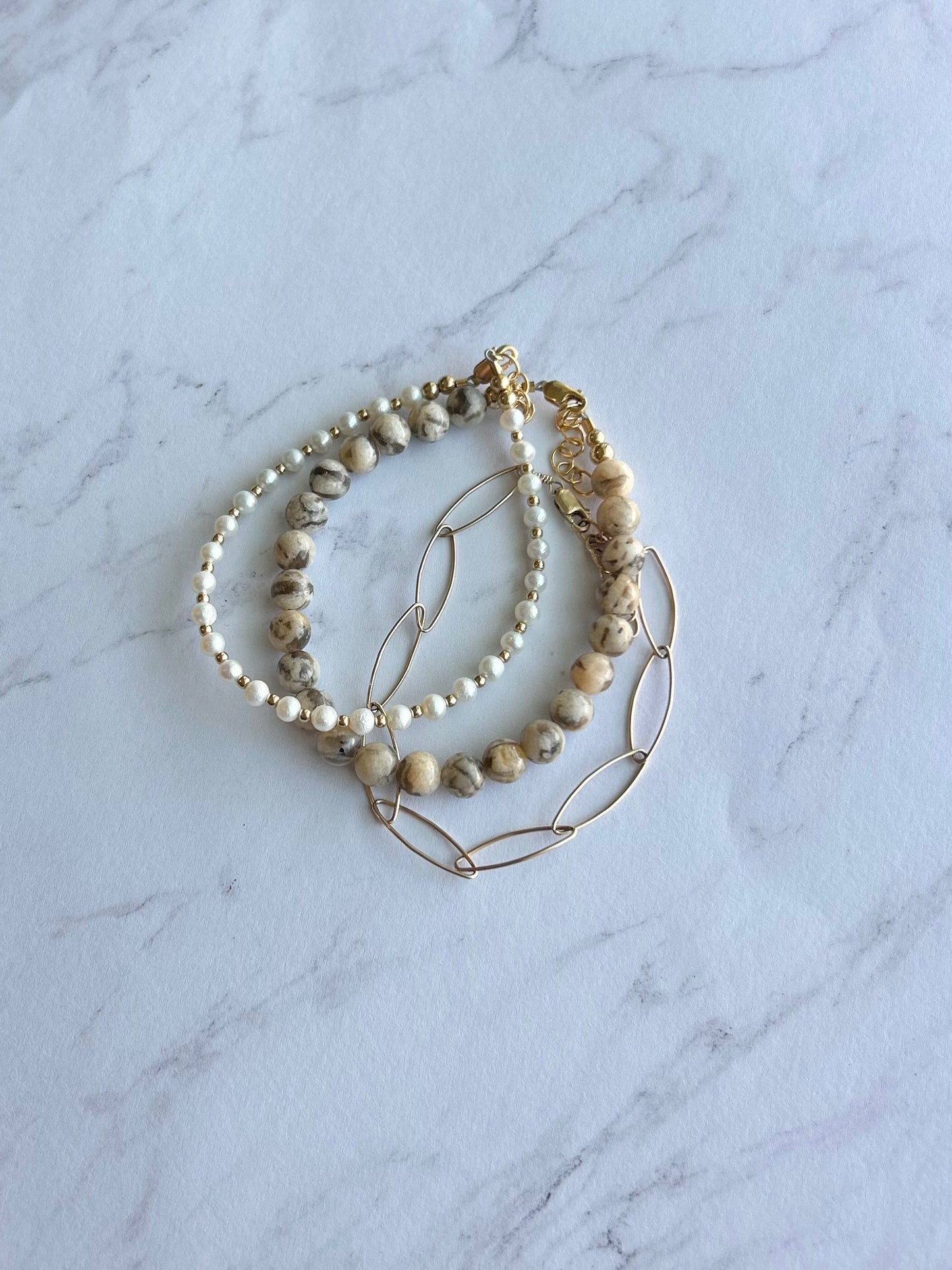 Tan Zebradorite Bracelet