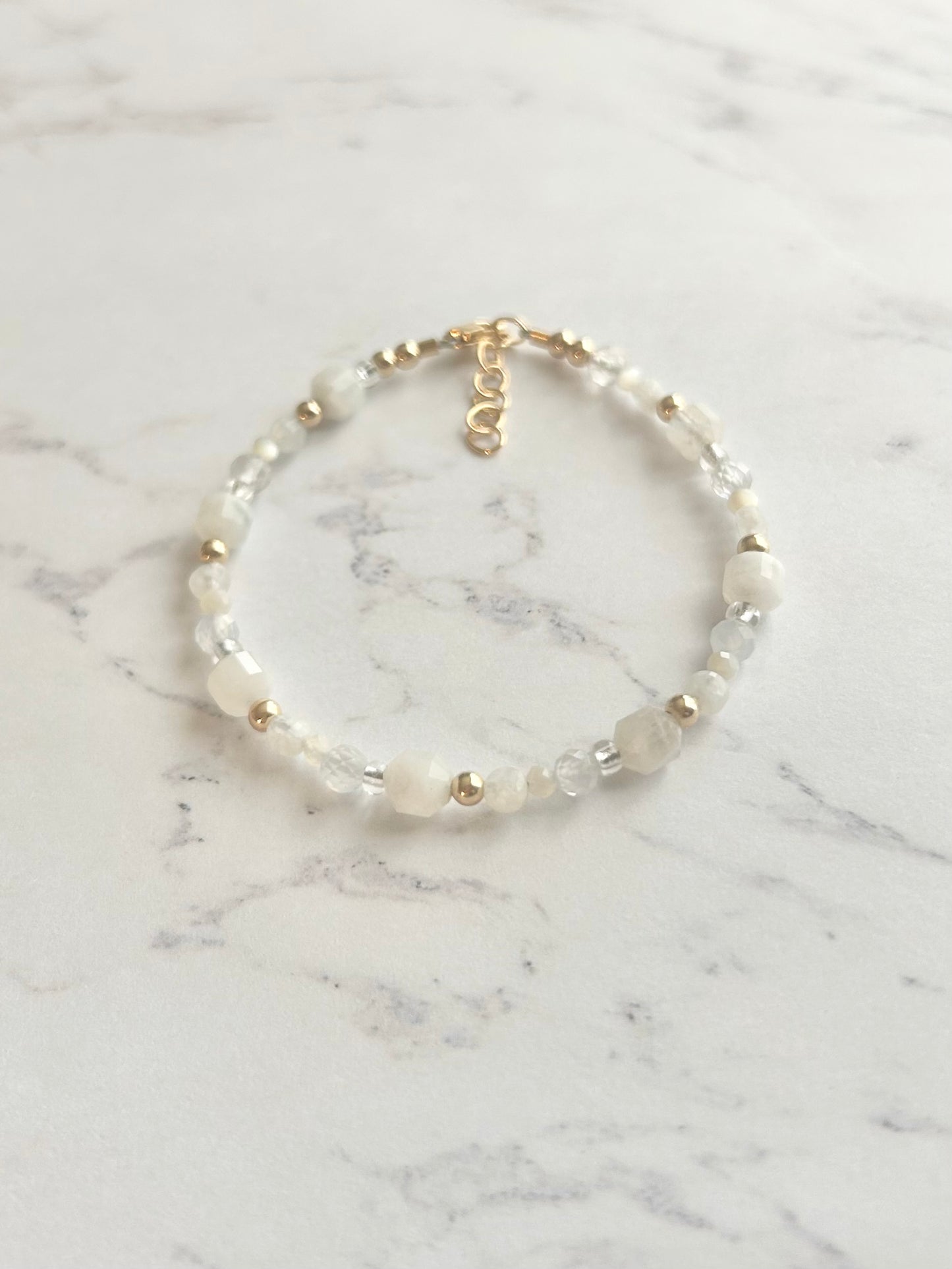 Moonstone Bracelet Stack