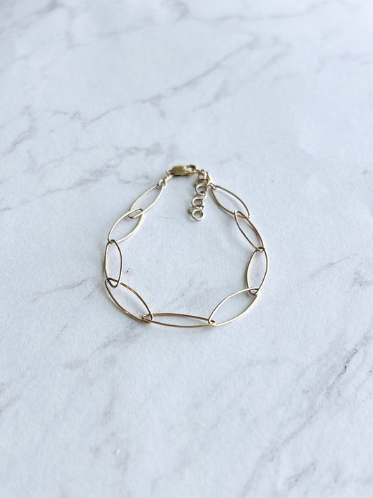 Big Ovals Chain Bracelet