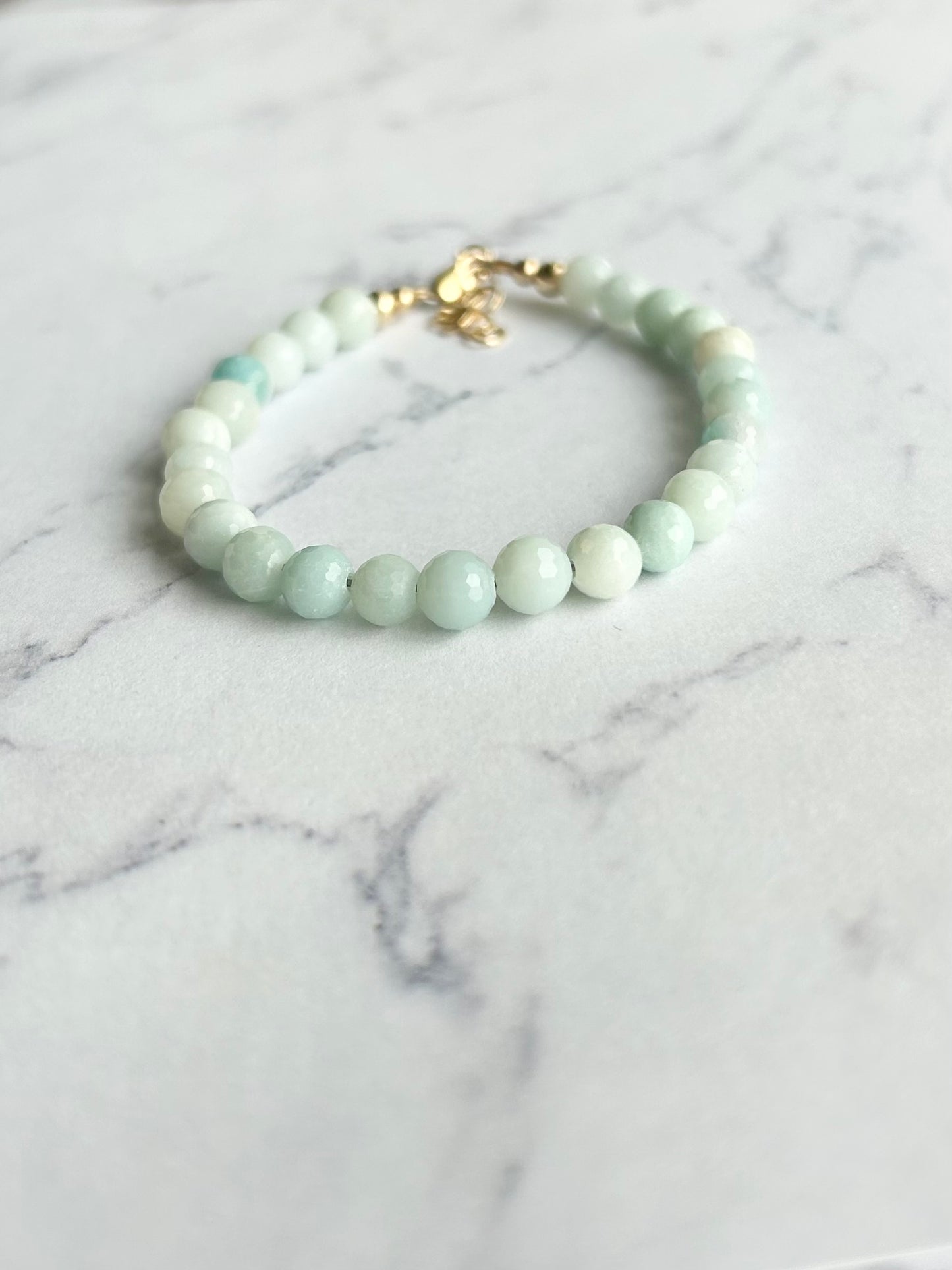 Sea Foam Aquamarine Bracelet