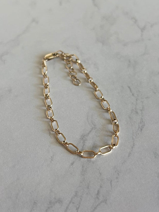 The Bold Long and Short Chain Bracelet