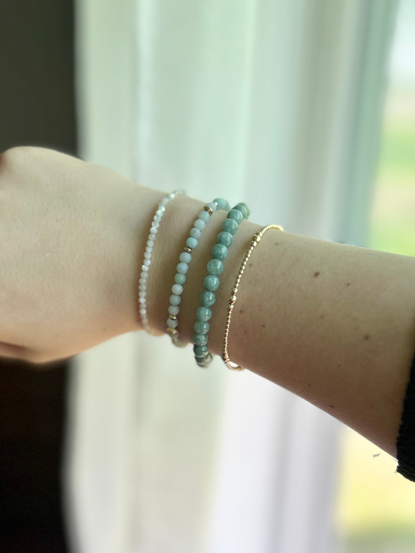 Saucer Sage Bracelet Stack