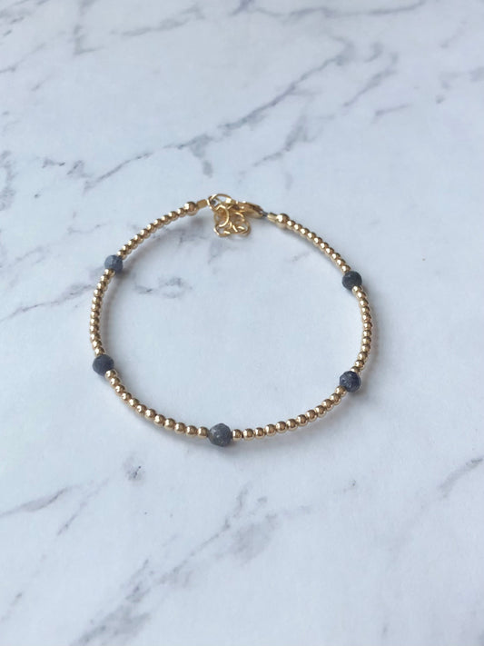 Sapphire Sprinkle Bracelet (September Birthstone Option 1)