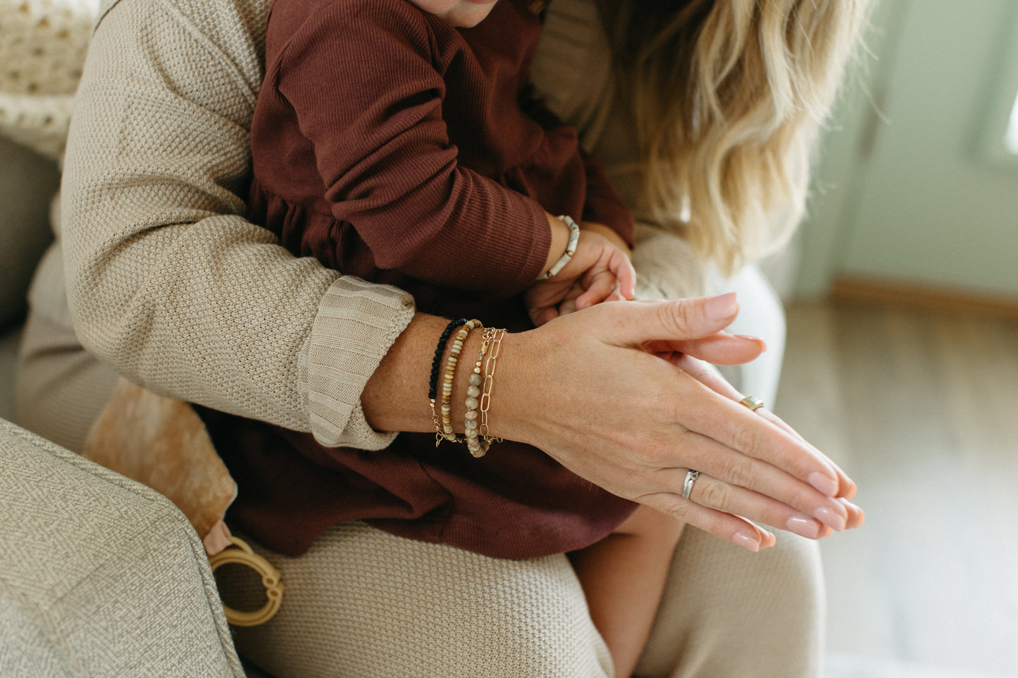 Picture Jasper Rondelle Bracelet