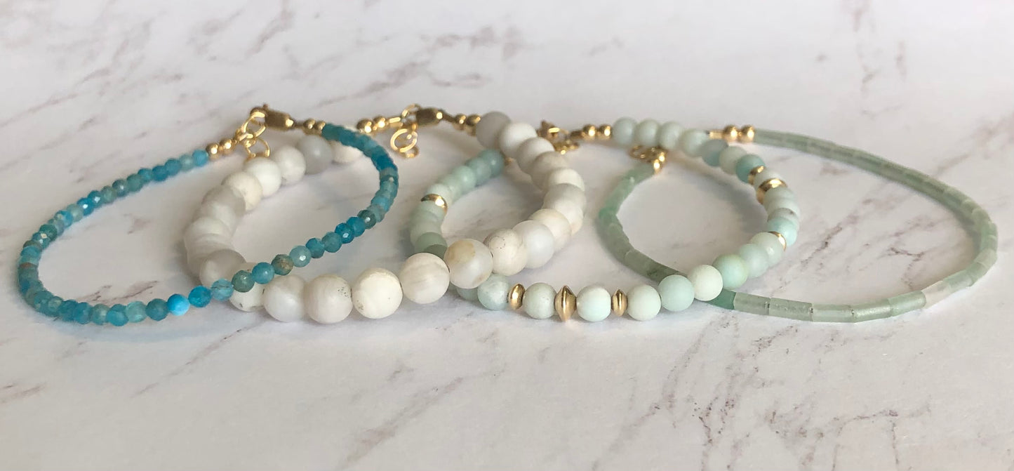 Aventurine Tube Bracelet (3 available)