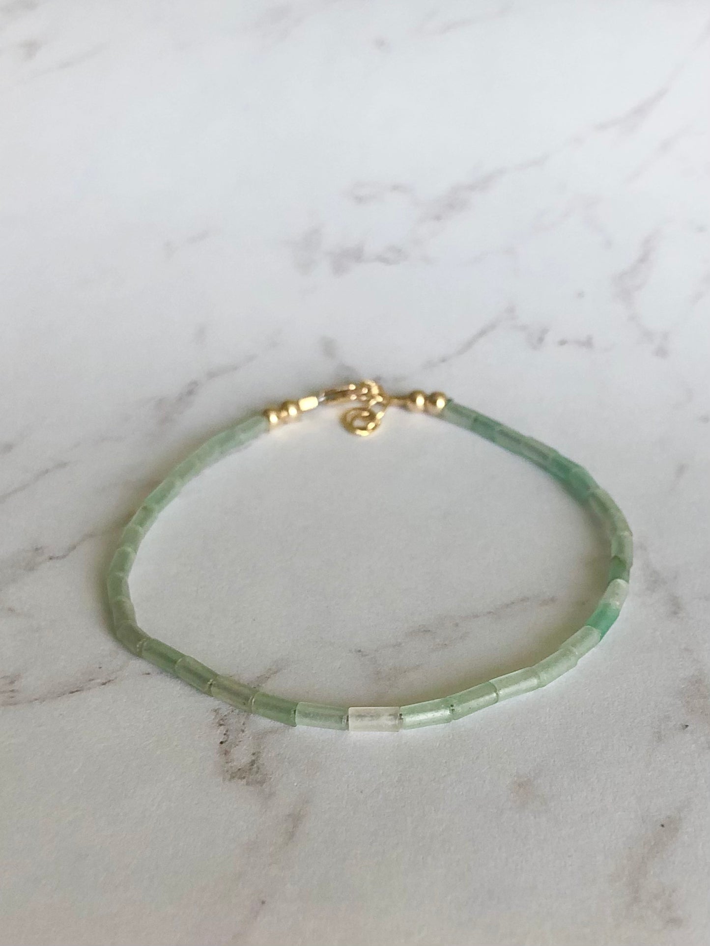 Aventurine Tube Bracelet (3 available)