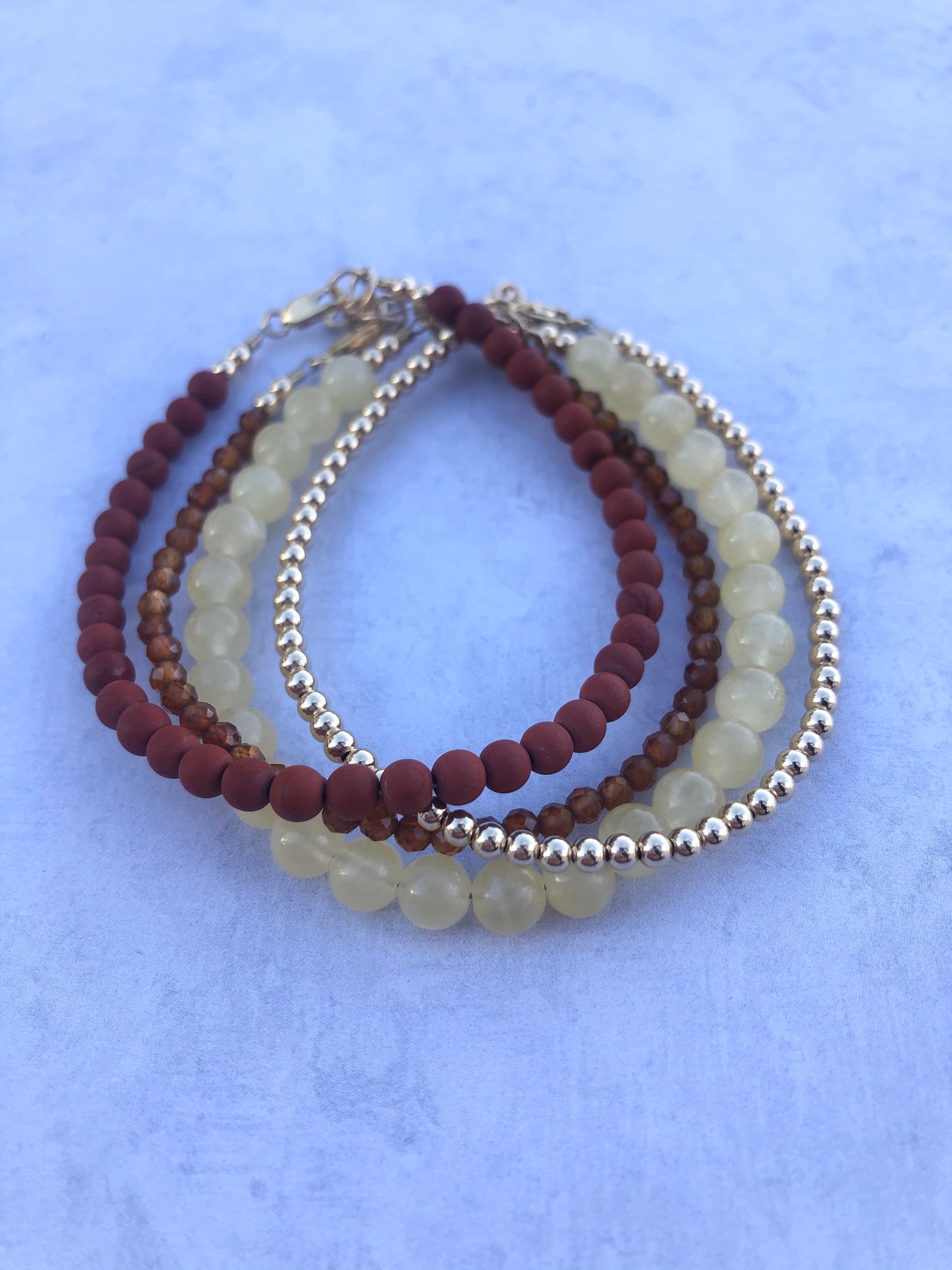 Poppy Jasper Bracelet.