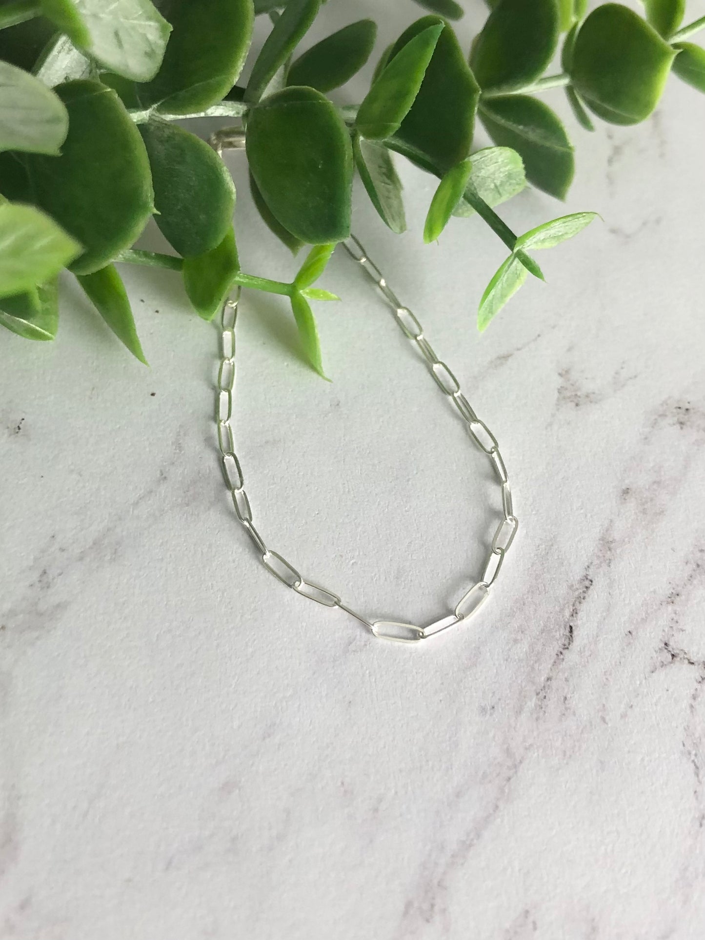 Paperclip Chain Bracelet.