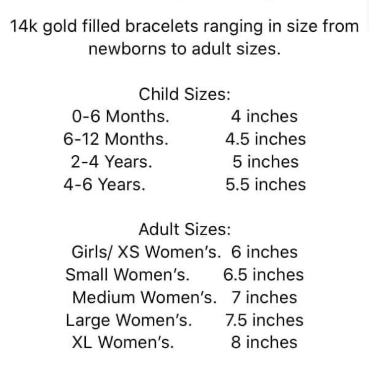 14k Gold Filled Bracelet.
